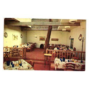 La Placita Dining Rooms Postcard Albuquerque New Mexico 1958 Vintage Collectible